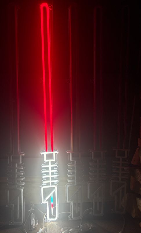 Lightsaber (100cm) LED Neon Sign
