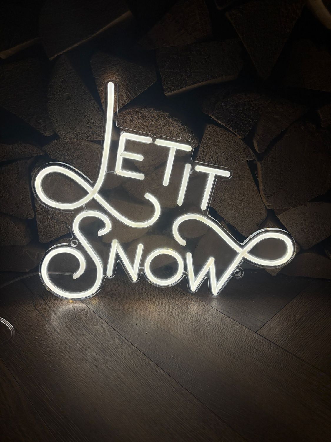 Let It Snow LED Neon Sign Let It Snow LED Neon Sign