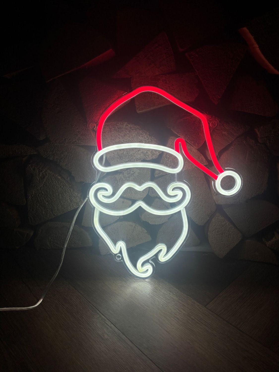 Santa Face LED Neon Sign Santa Face LED Neon Sign