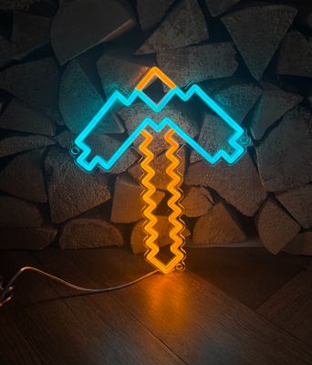 Pickaxe LED Neon Sign