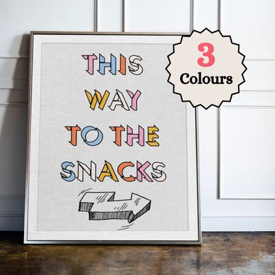 This way to the Snacks