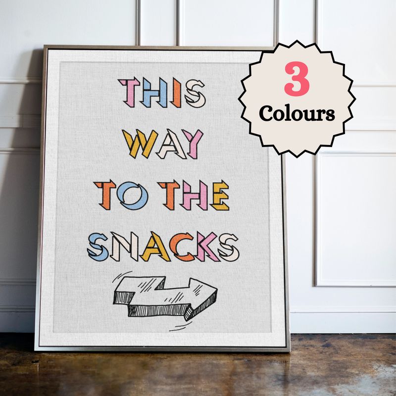 This way to the Snacks