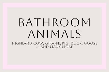 Bathroom Animals