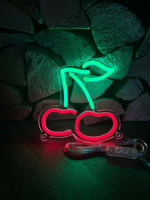 Cherries LED Neon Sign
