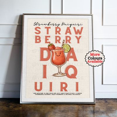 Strawberry Daiquiri Print