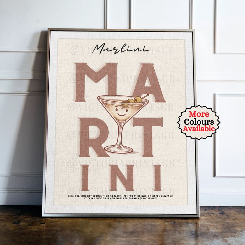 Martini Cocktail Print