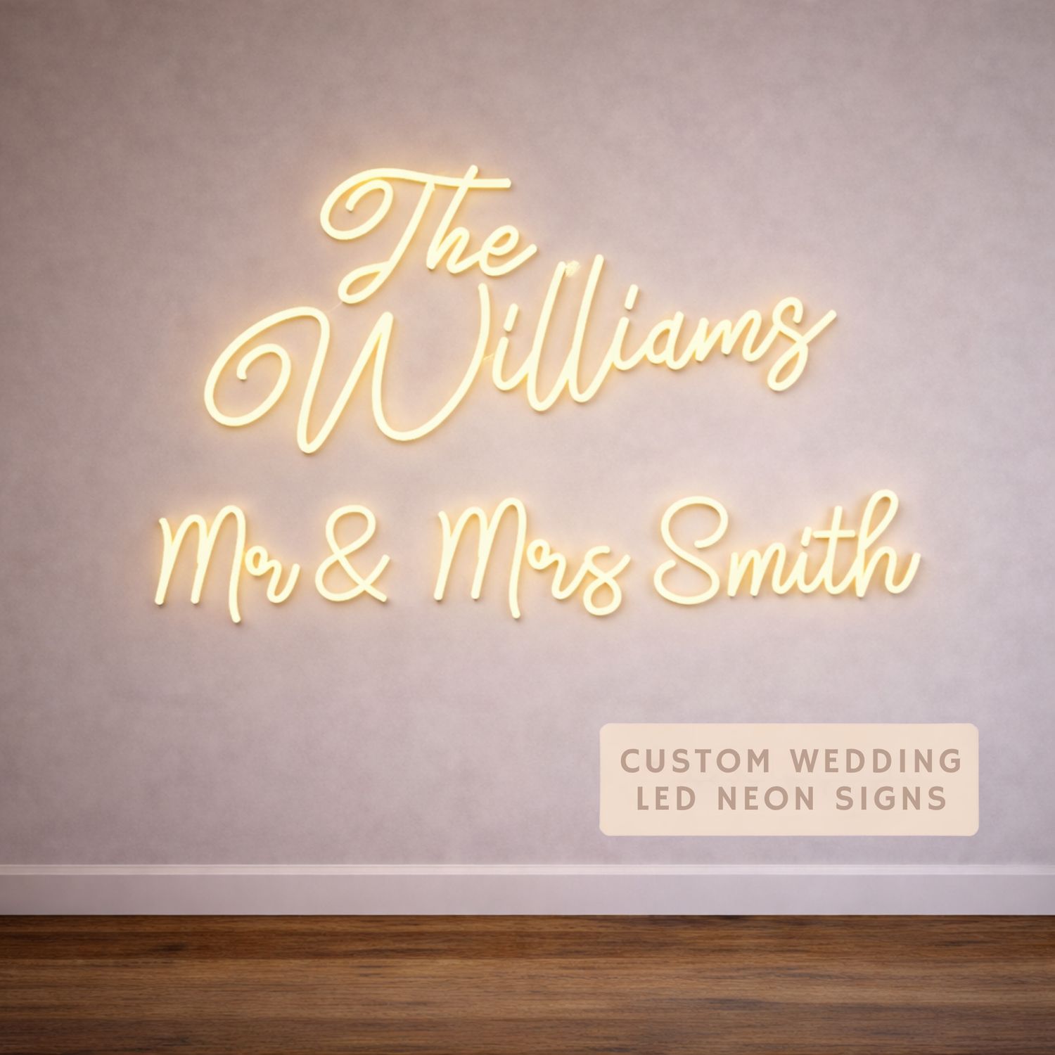 Wedding Custom LED Neon Sign