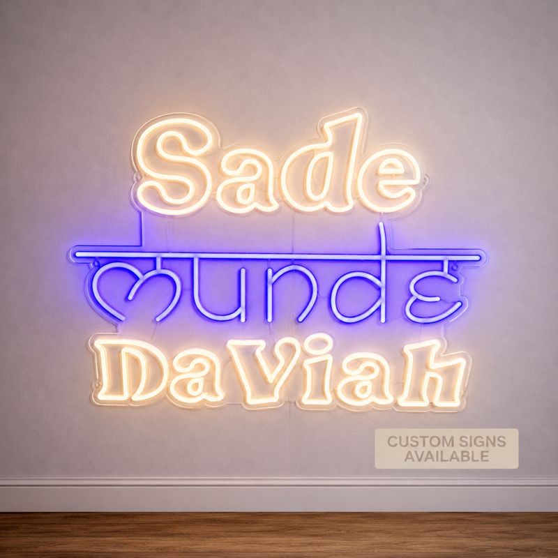 Sadi Munde Da Viah LED Neon Sign