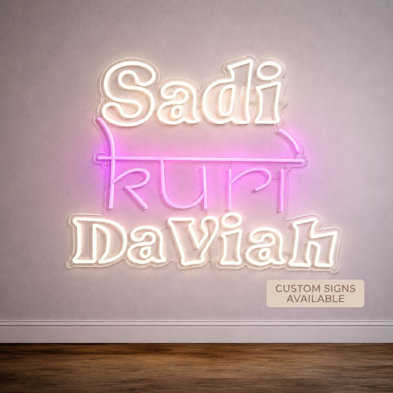 Sadi Kuri Da Viah LED Neon Sign
