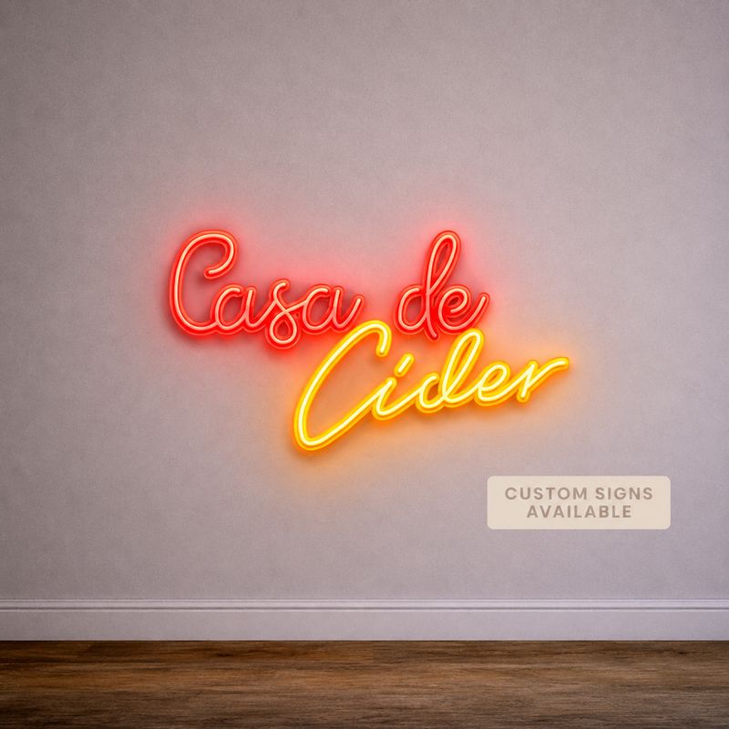 Casa de Cider LED Neon Sign