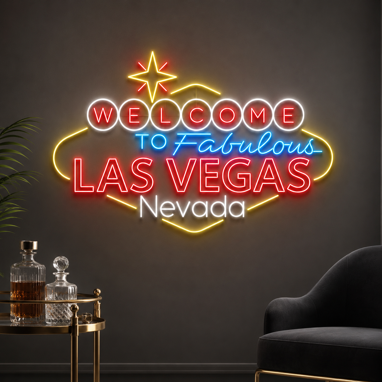 Welcome to the Fabulous Las Vegas Nevada LED Neon Sign
