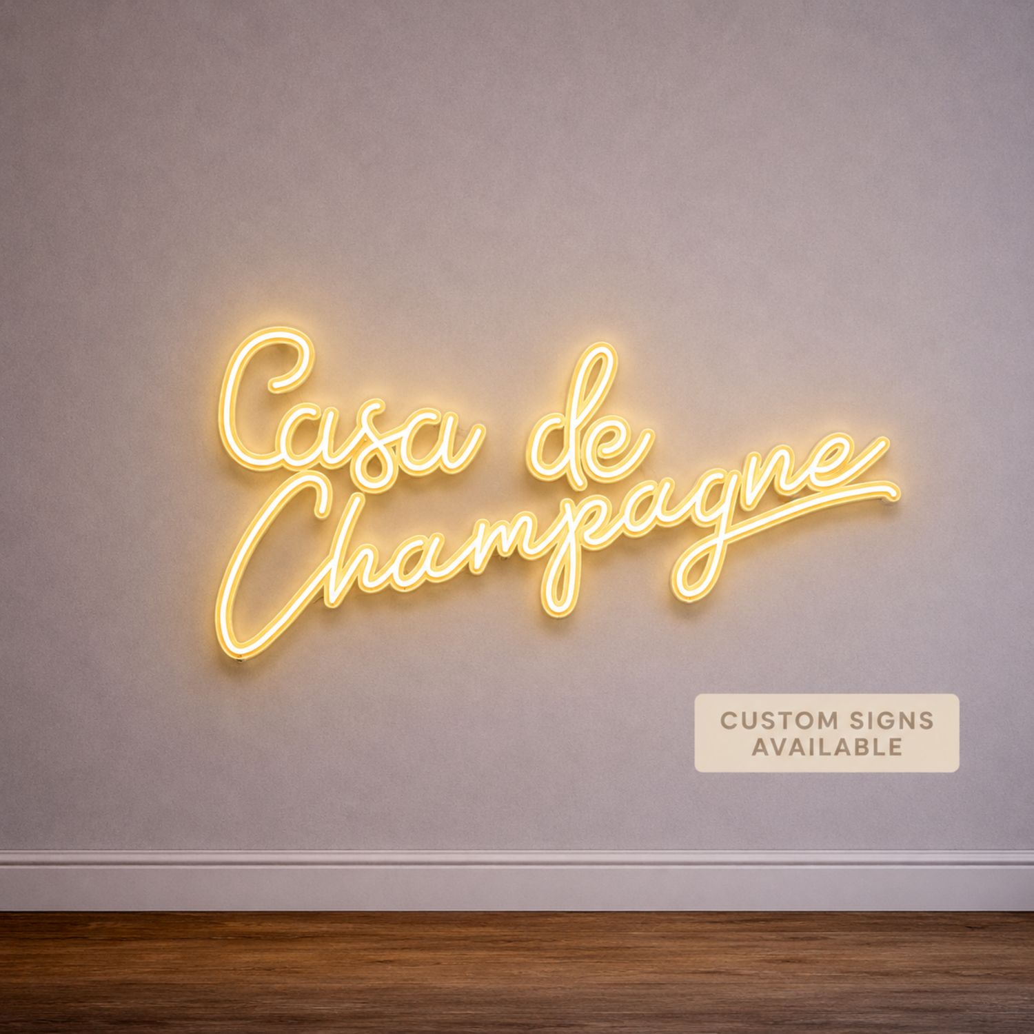 Casa de Champagne LED Neon Sign Casa de Champagne LED Neon Sign