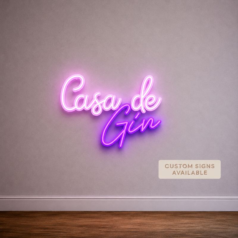 Casa de Gin LED Neon Sign