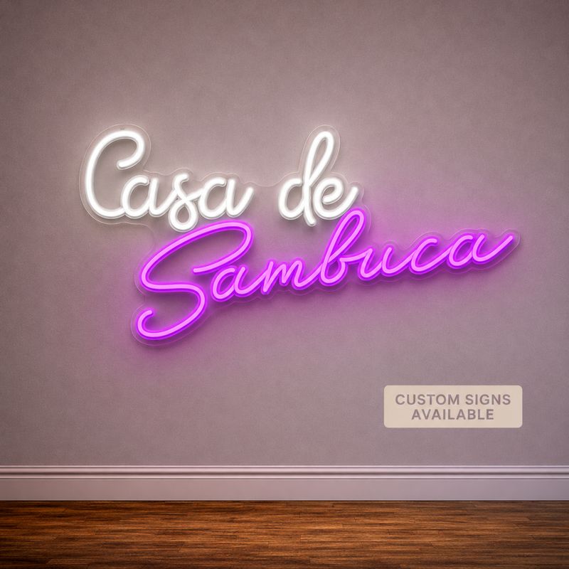 Casa de Sambuca LED Neon Sign