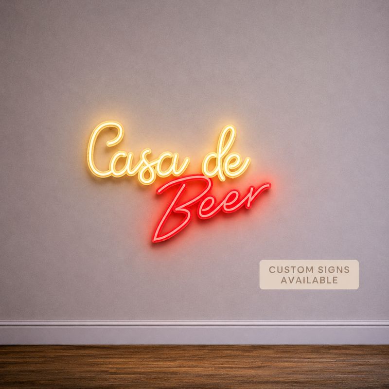 Casa de Beer LED Neon Sign