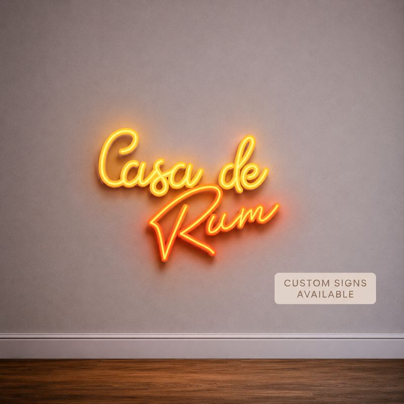 Casa de Rum LED Neon Sign