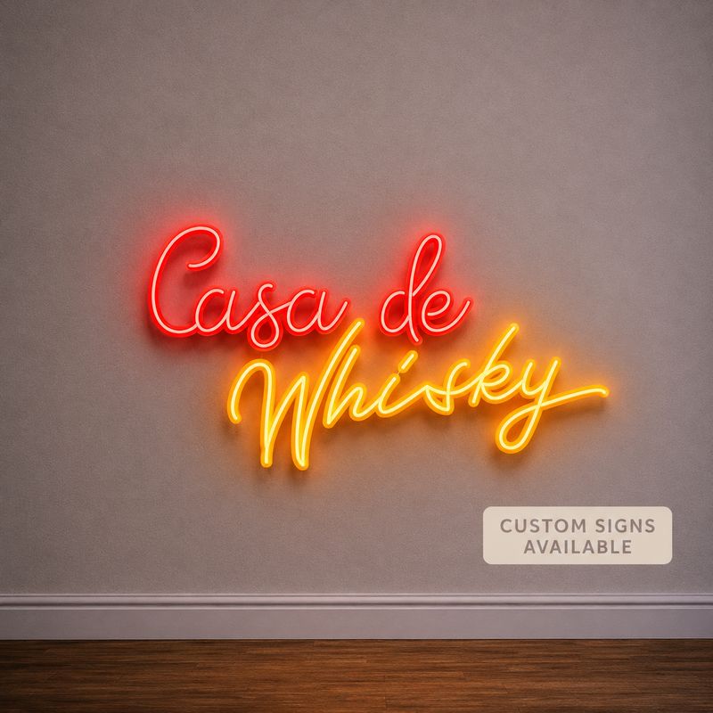Casa de Whisky LED Neon Sign