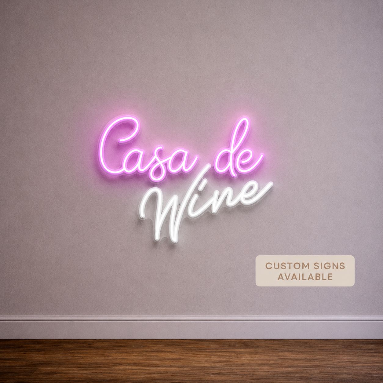 Casa de Wine LED Neon Sign Casa de Wine LED Neon Sign