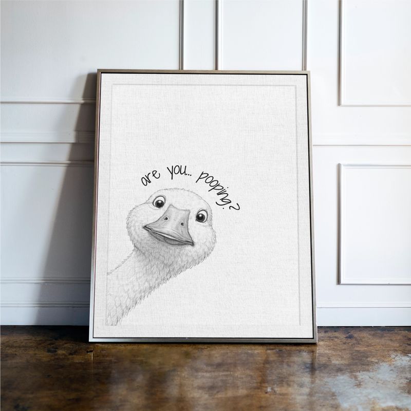 Are you pooping? Goose Print