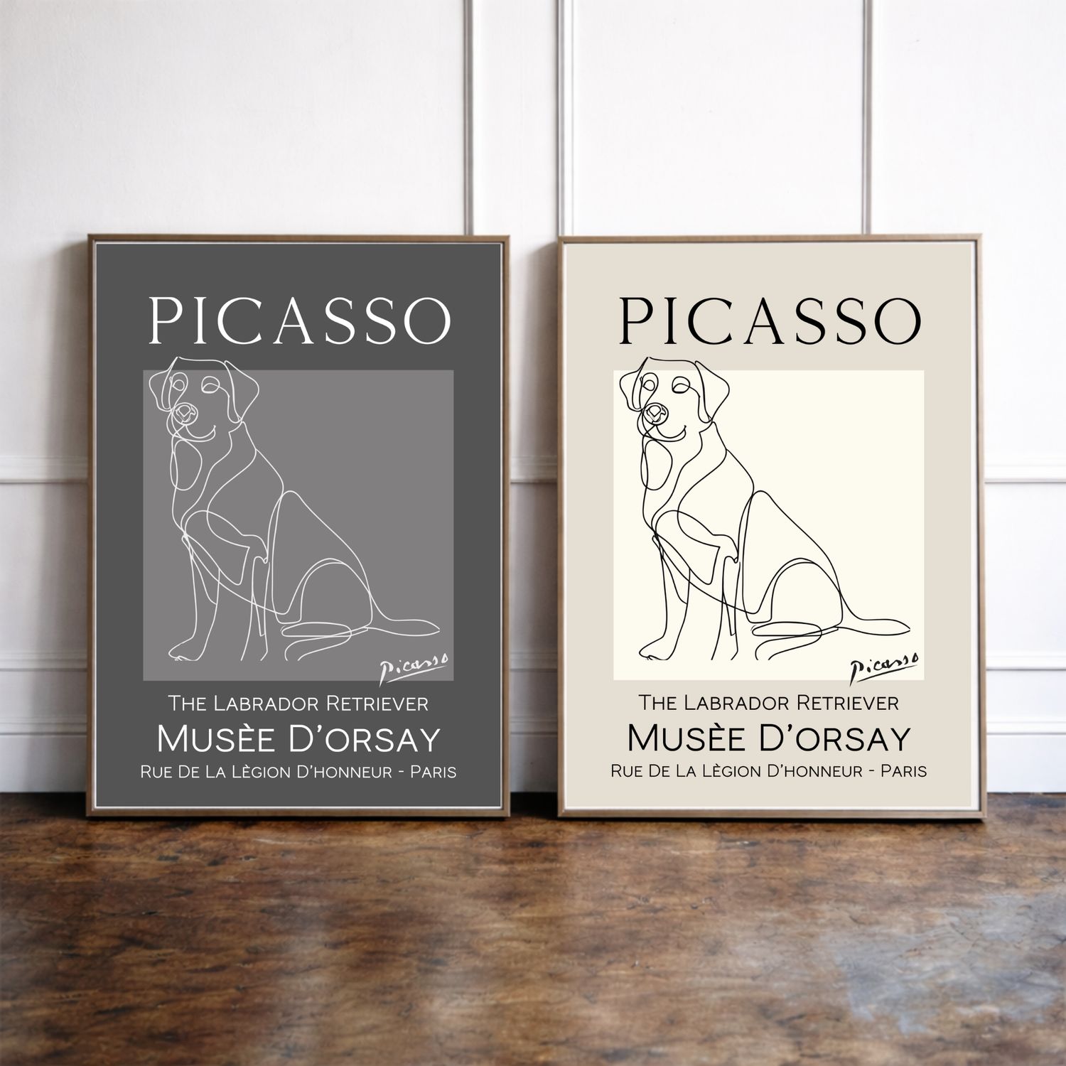 The Labrador Retriever Print - Pablo Picasso Style The Labrador Retriever Print - Pablo Picasso Style