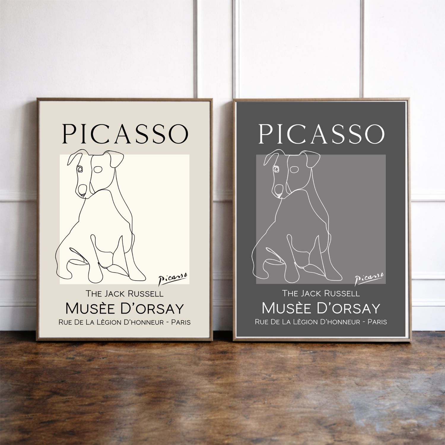 The Jack Russell Print - Pablo Picasso Style The Jack Russell Print - Pablo Picasso Style