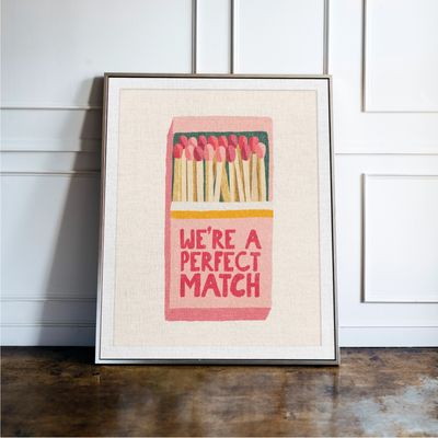 We're a Perfect Match- Kitchen Print We're a Perfect Match- Kitchen Print