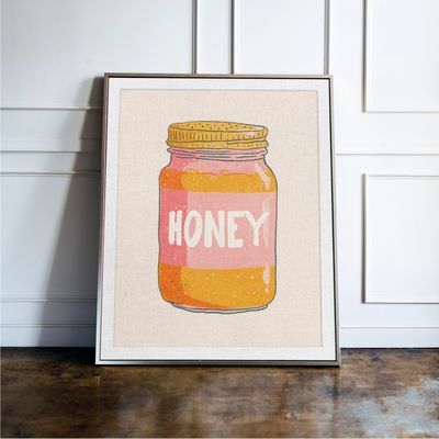 Honey Jar - Kitchen Print Honey Jar - Kitchen Print