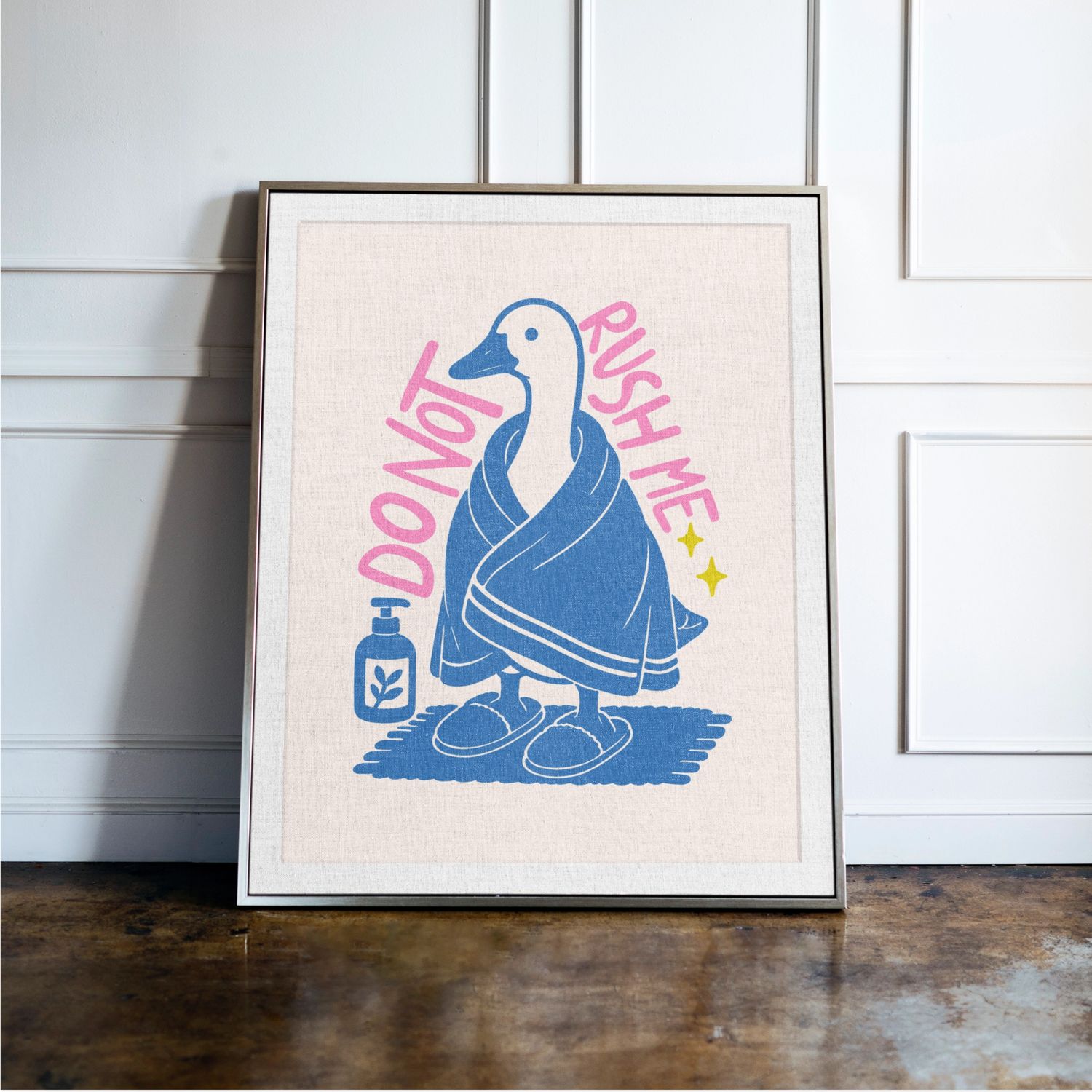 Duck Do Not Rush Me Print Duck Do Not Rush Me Print