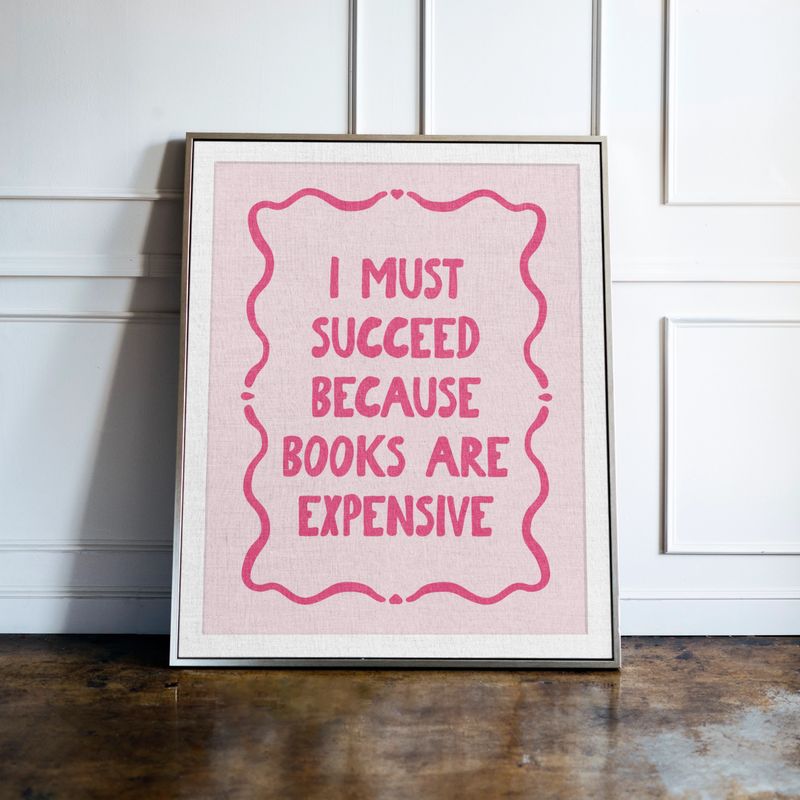 Books Are Expensive Print