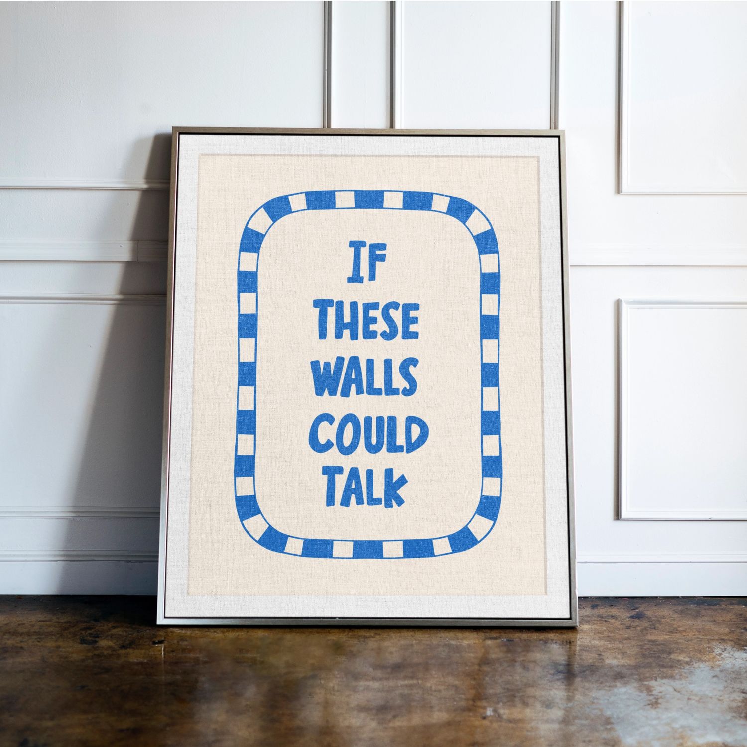 If These Walls Could Talk, Funny Bathroom Print If These Walls Could Talk, Funny Bathroom Print
