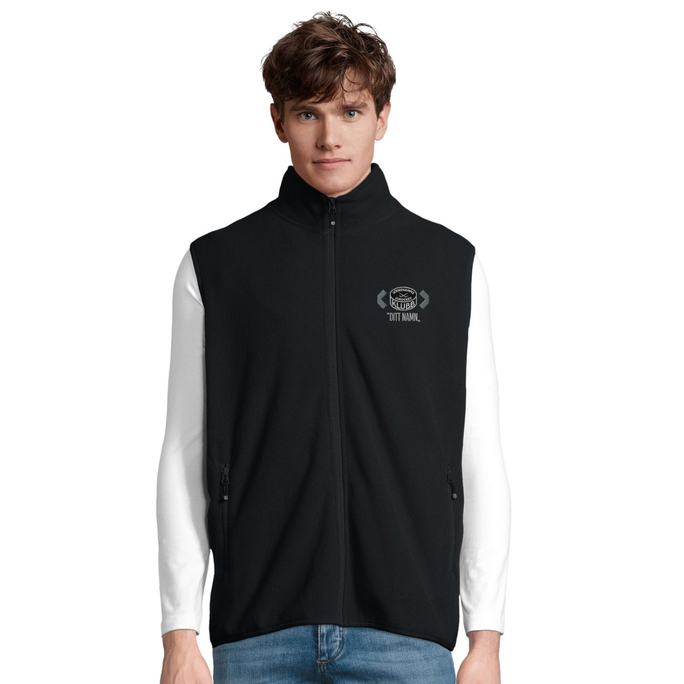 Fleece Zip Väst