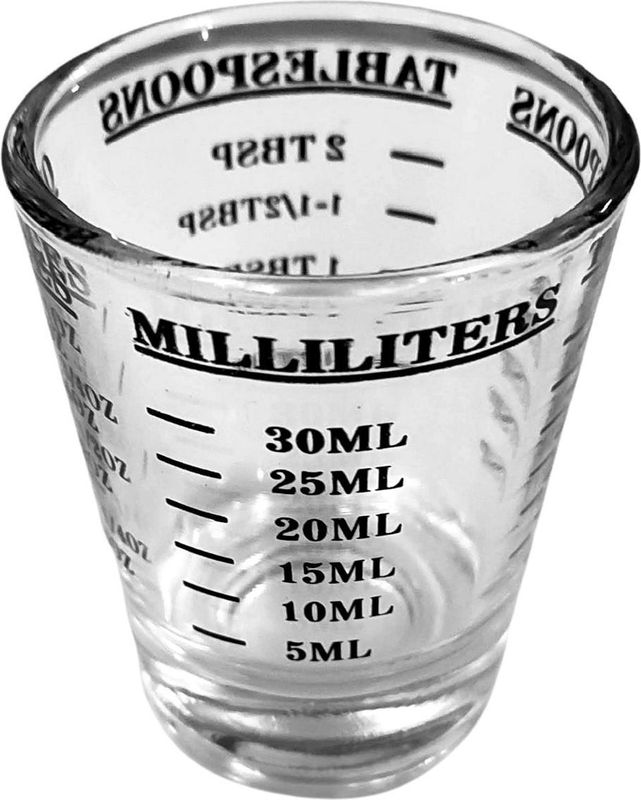 espresso shot glass - measuring cup - 1 espresso