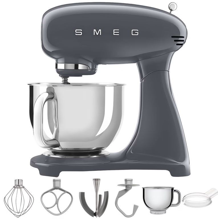 SMEG Keukenmachine SMF03GREU Leigrijs - 800 W