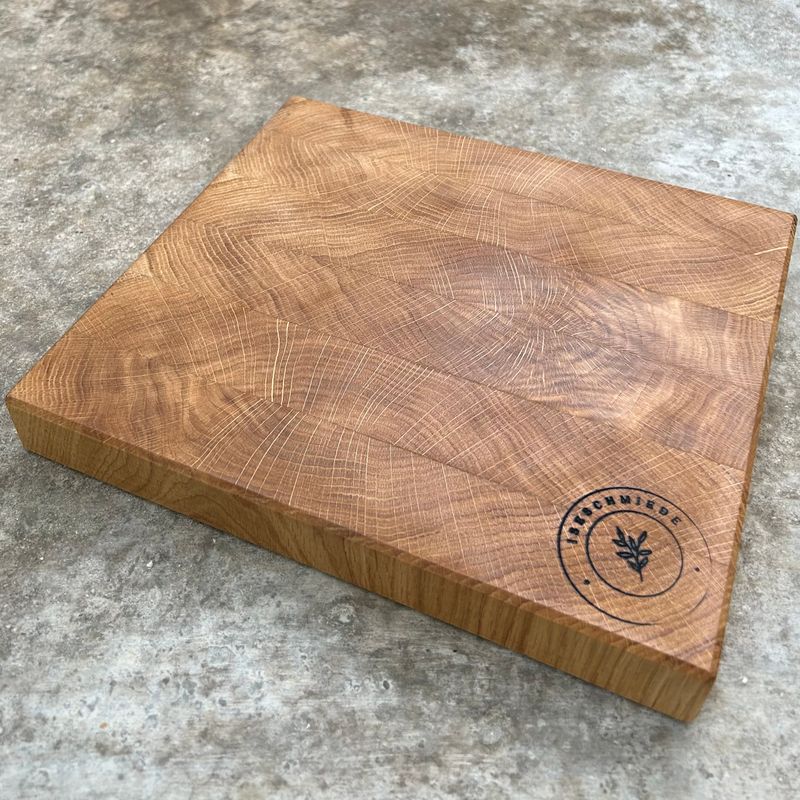 Schneidebrett Eiche Stirnholz