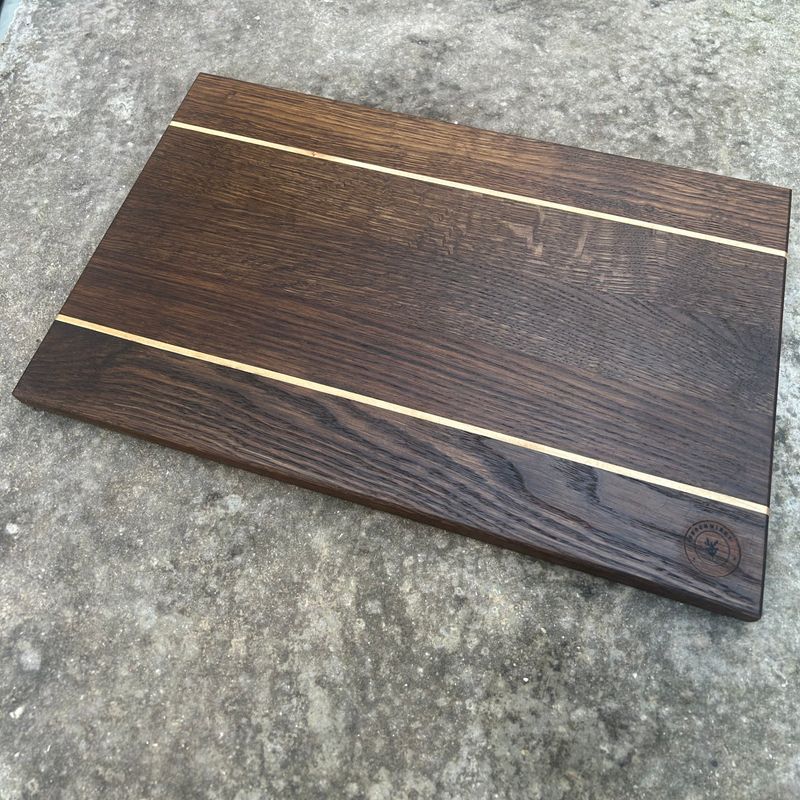 Schneidebrett Eiche geräuchert