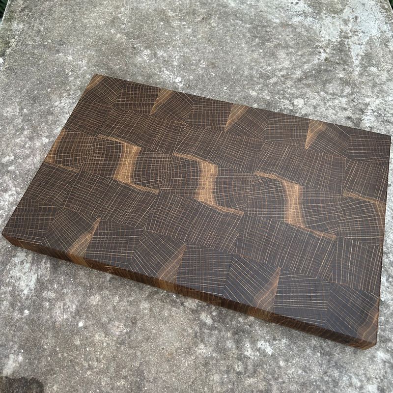 Schneidebrett Eiche Geräuchert Stinholz