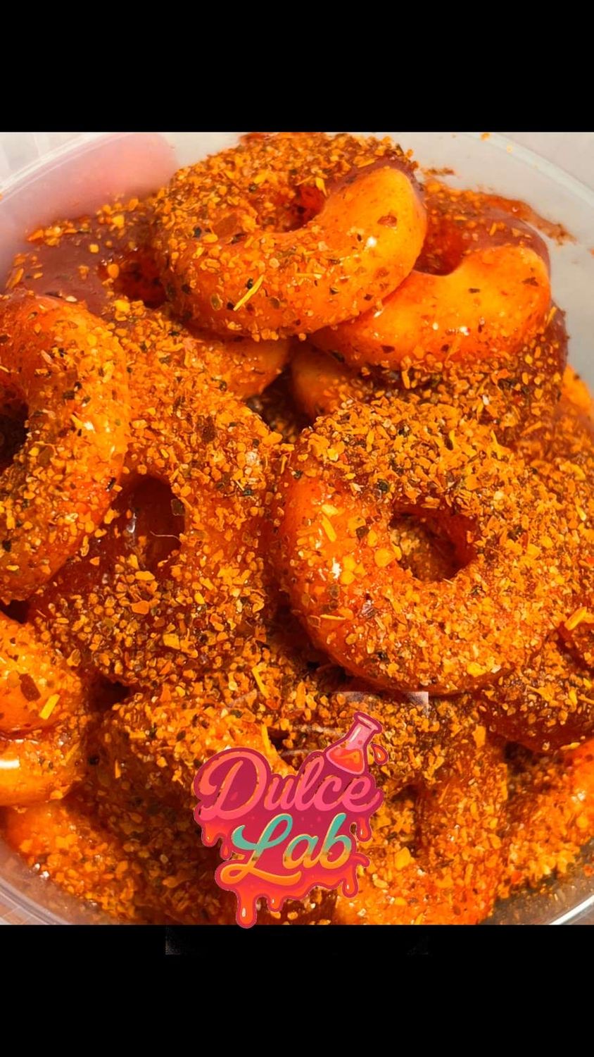 Chamoy Peach Rings 10 oz