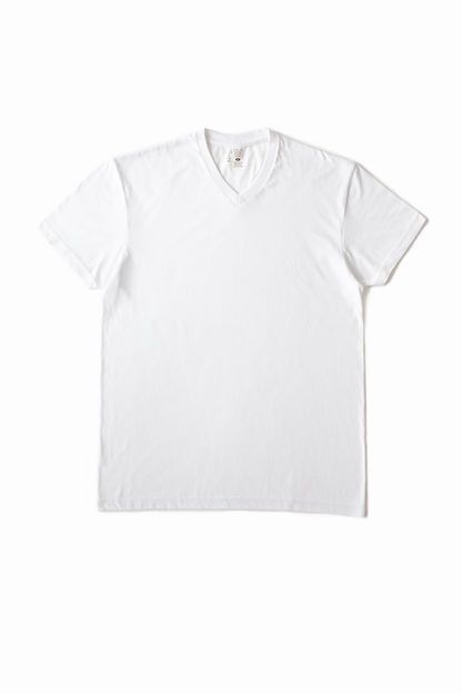 White V Neck Tshirt