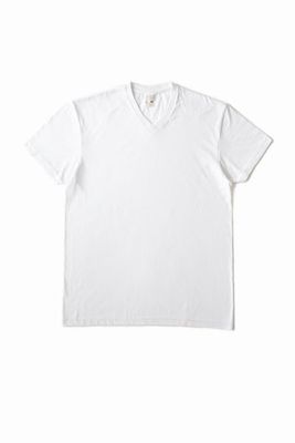 White V Neck Tshirt