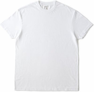 White Crew Neck Tshirt