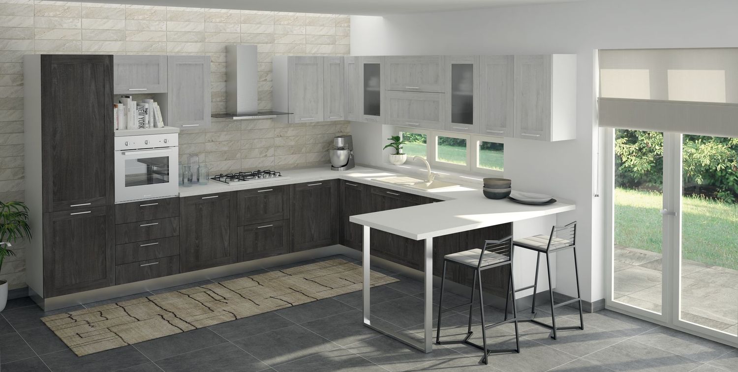 Cucina "Quadra" Composizione 3