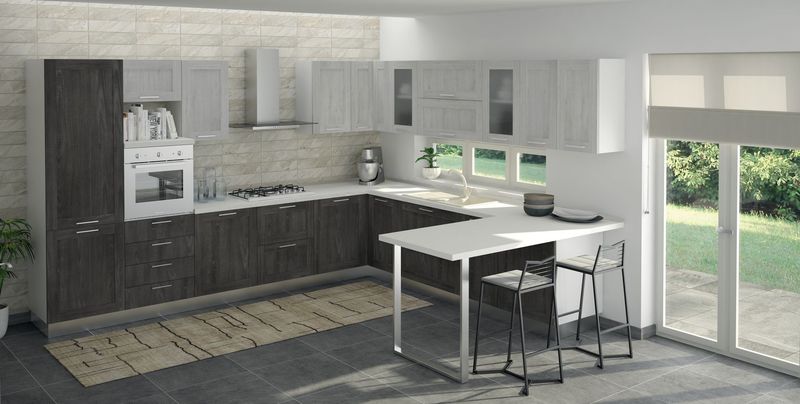 Cucina "Quadra" Composizione 3