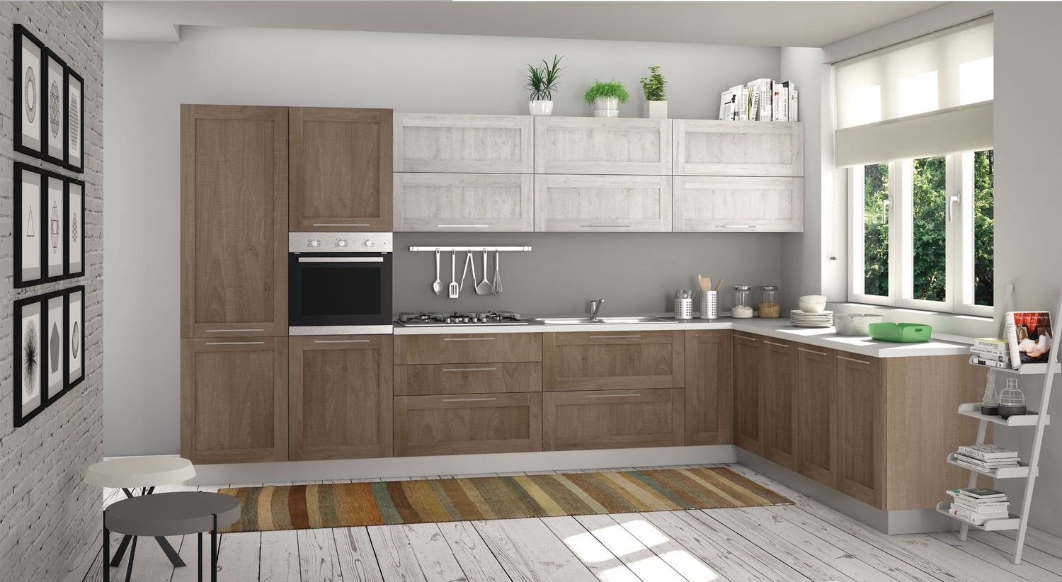 Cucina "Quadra" Composizione 1