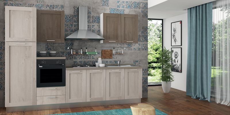 Cucina "Quadra" composizione 4