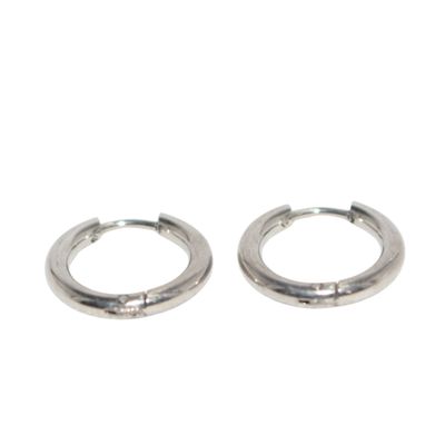 Small Silver Ring Earrings