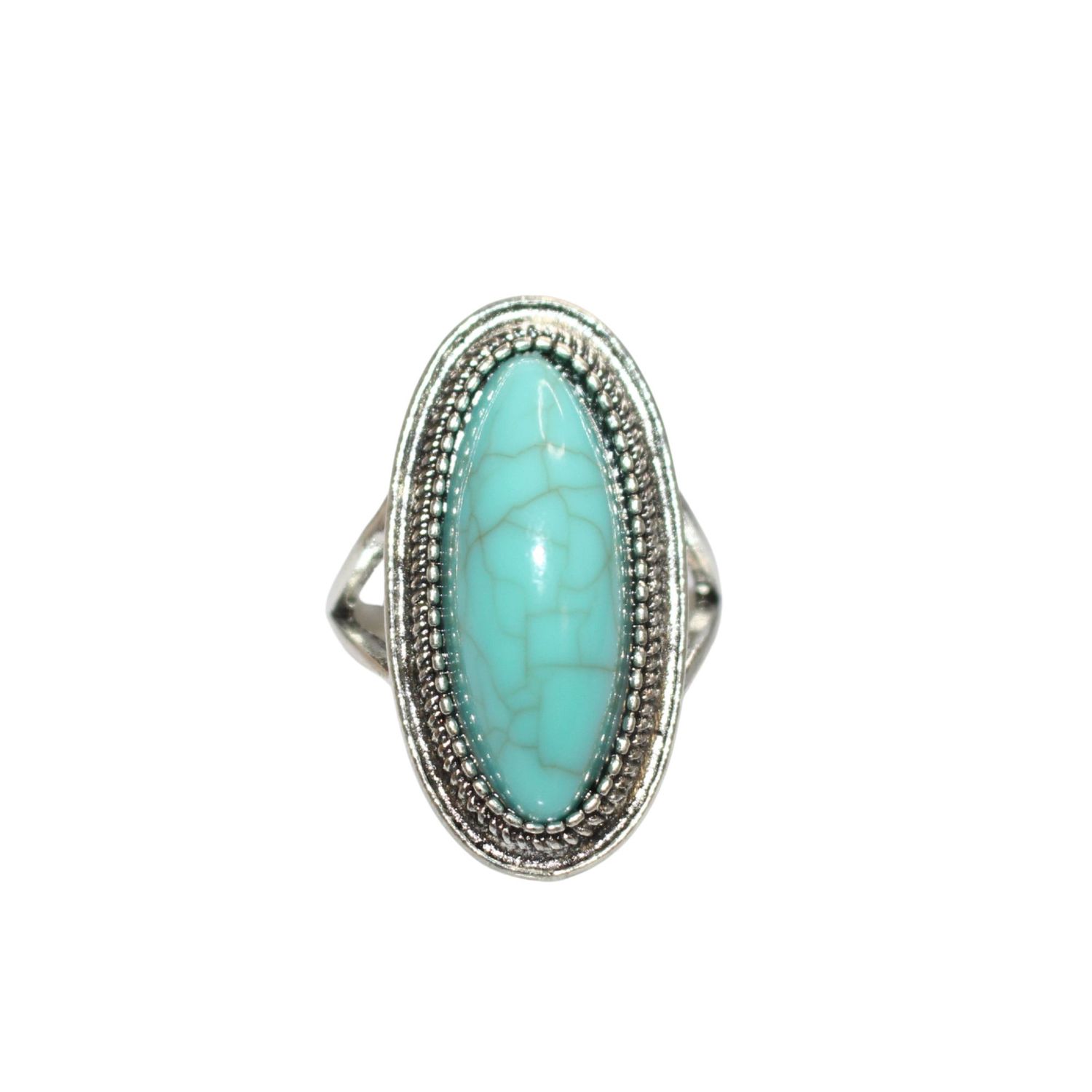 Bohemian Style Turquoise Ring