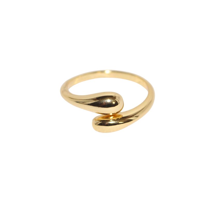 Gold Teardrop Ring