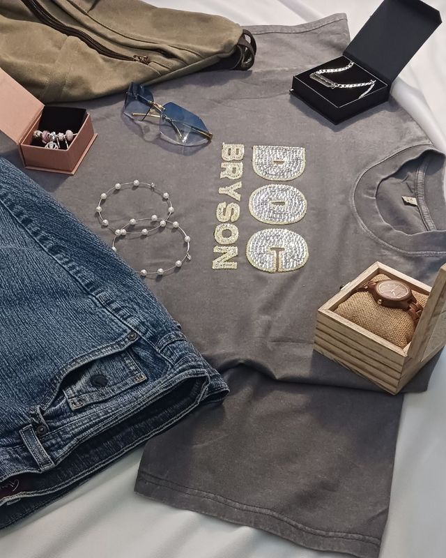 DOC BRYSON Custom Bling Graphic T-shirt