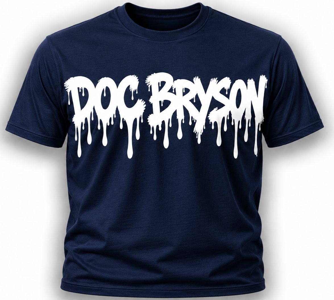 Drip Graphic Tee w/ White Letters