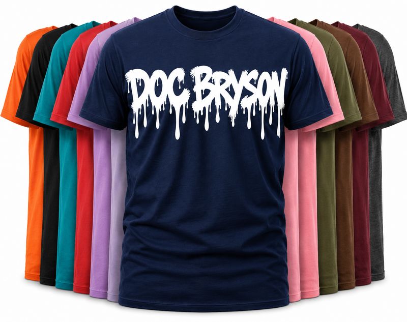 Drip Graphic Tee w/ White Letters